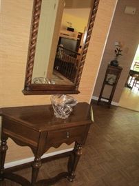 HALE TABLE AND MIRROR