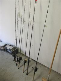 FISHING ROD AND REELS