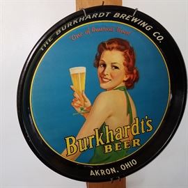 Vintage Burkhardt's Beer tray