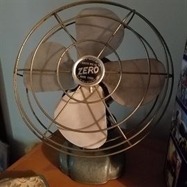 Vintage "Zero" fan, not tested.