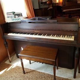 George Steck rare Ampico Spinet piano, unrestored