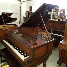 Weber Duo-Art unrestored grand piano