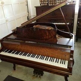 Chickering Ampico A grand piano, unrestored.  Believed to be one of the last (if not THE last) Ampico grand piano made due to manufacturing date on the piano of 1946. 