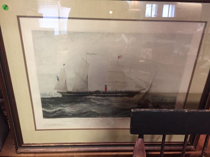 Old Ship Print