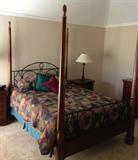Alexander Julian wood & iron bedroom set