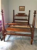Antique rope bed