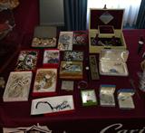 Vintage and costume jewelry. Many clip & screw earrings