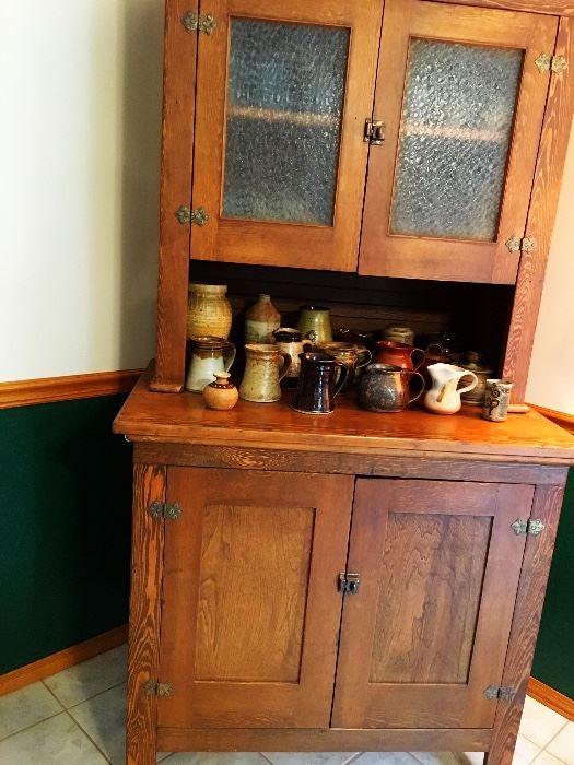 AND...This Amazing Antique Hoosier Cabinet...