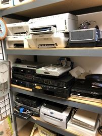 printers, dvd players