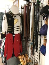 belts, hats, band gear
