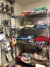 quilts, comforters, bedding, sheets and curtains 