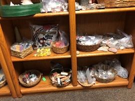 buttons and stamps and more