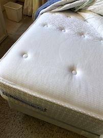 like-new Sealy PosturePedic mattress and box springs, full size