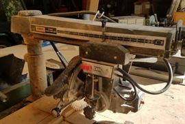 Craftsman  Commercial 12 inch radial arm saw, front view