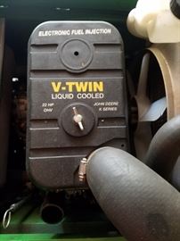 John Deere LTR 180 mower detail