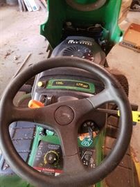 John Deere LTR 180 mower, 17 HP V-Twin motor