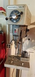 Rockwell/Delta variable speed industrial drill press