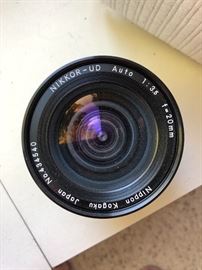 Vintage NIKKOR-UD Auto 1:35 f=20mm camera lens