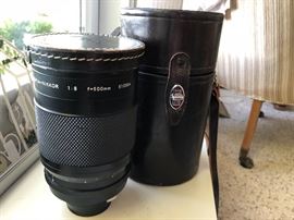 Vintage Reflex-NIKKOR 1:8 f=500mm and case