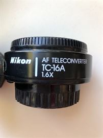 Vintage Nikon AF Teleconverter TC-16A 1.6X lens