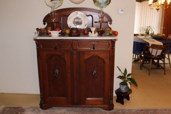 marble top dresser