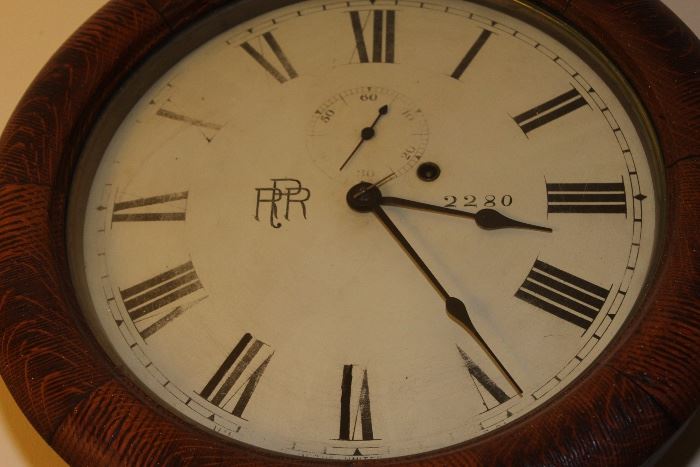 Pennsylvania railroad clock