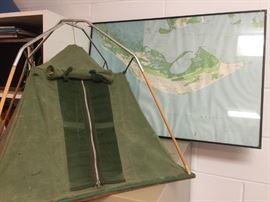 Salesmen's sample of canvas tent.