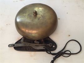Antique Bevin brass bell.