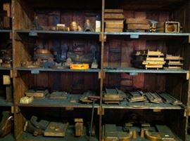 Group of wooden molds.