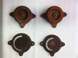 Some of the wooden pattern molds for sale.