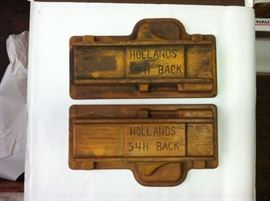 Wooden Holland pattern mold.
