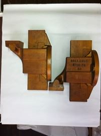 Wooden pattern mold.
