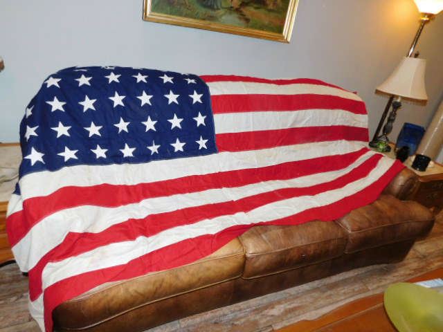 Large,Heavy American Flag