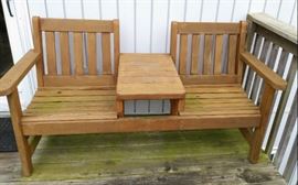 Double-seater patio furniture  *BACK DECK*
