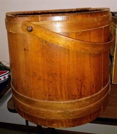 Wooden bucket  *LIVING ROOM*