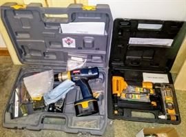 Ryobi & Bostitch, OH MY!  *BASEMENT WORKSHOP*