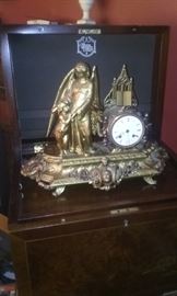 Vintage clock bronze 