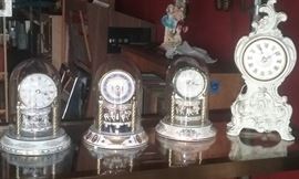 Porcelain clocks carousel 