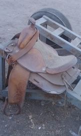 Vintage saddle 