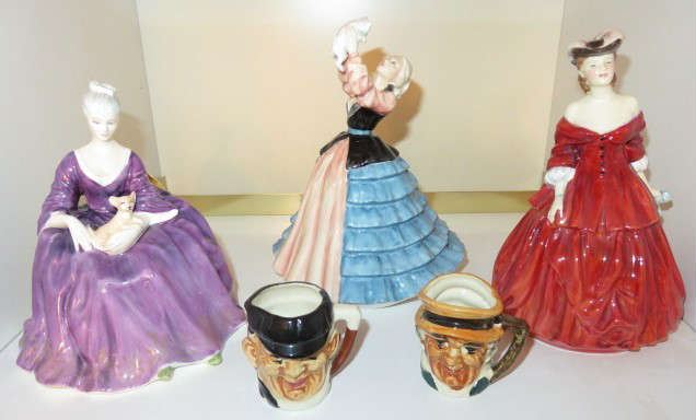 Royal Doulton Victorian Lady Figurines
