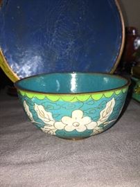 This little bowl is beautiful.  Excellent color and wear for it's age.
