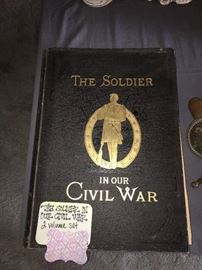 This is a 2 volume large book set dating back to the 1800's.  The condition is just amazing for its age and the pics inside are a masterpiece! 