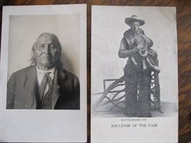 Indian/Rattlesnake Joe postcards