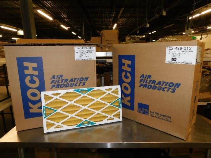 2 Cases of Koch Air Filters