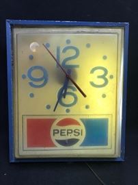 Vintage Pepsi Clock