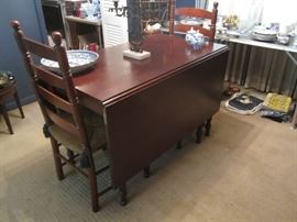 Cherry Drop Leaf Table