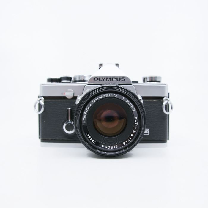 Vintage Olympus OM-1 35mm SLR - F. Zuiko Auto-S f/1.8 50mm Lens