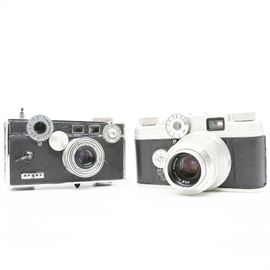 Vintage Argus C-Four and Cintar 35mm Rangefinders