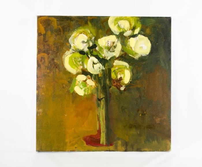 Richard Kooyman "Round Blooms" Original Oil on Canvas
