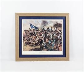 Rick Reeves “Blood of Boone” Signed Civil War Offset Lithograph – 507/950
